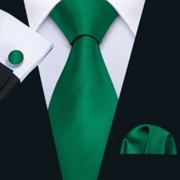 Barry.Wang Green Mint Teal Men Tie Hanky Cufflinks Set Jacquard Olive Sage Lawn Cyan Necktie for Male Wedding Business Gift