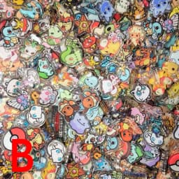 50PCS 3 Types Pocket Monsters Anime Kawaii Double-Decker Acrylic Sheet Collection Cartoon Periphery DIY Phone Case Gift