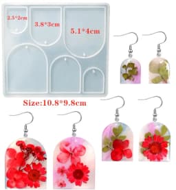 Keychain Pendant Twelve Constellation Silicone Mold For Epoxy Resin Casting Creative Earrings Jewelry Pendants Making Molds