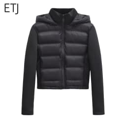 2025 Winter New Arrival Women's Lightweight Warm Down Jacket with Long Sleeves and Zippered Hooded Sports Coat 4391742