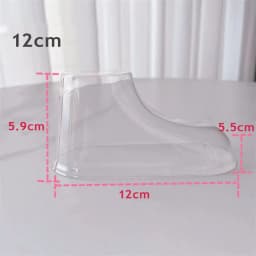 10-50 Pcs 8cm 9cm 10cm 12cm Baby Shoe Shaping Molds PVC Transparent Plastic Shoe Trees Reusable & Non-Deforming