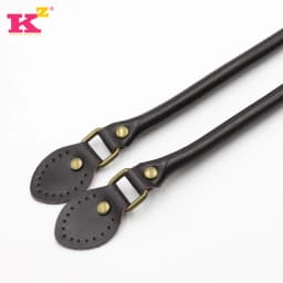2PCS Bag Strap Genuine Leather DIY Handmade Handles for Crossbody Replacement Shoulder Handbag Wallet Handle 40cm