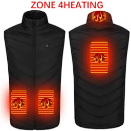 15 Areas Heated Jacket USB Men's Women's Winter Outdoor Electric Heating Jackets Warm Sports Thermal Coat Clothing Heatable Vest