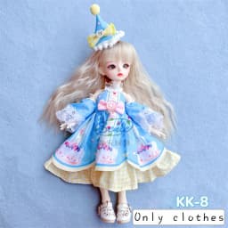 1/6 Bjd DOLL Clothes 30cm Toys Accessories New Style Wear Plaid Skirt Fashion Dress Up With Headwear For Girl Princess Dress