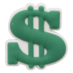 Good Quality 1-25pcs PVC Shoe Charms Money Banknote USD Symbol Purse Accessories DIY Shoes Ornaments Fit Wristbands Kids Gift