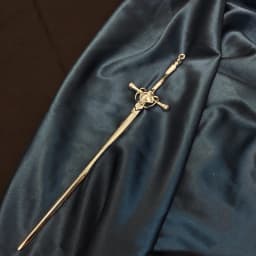 2022 New Punk Ruby Pendant Sword Hairpin Chinese Simple Hair Sticks for retro Women girl Hairstyle Hair Dish Accessories Trendy
