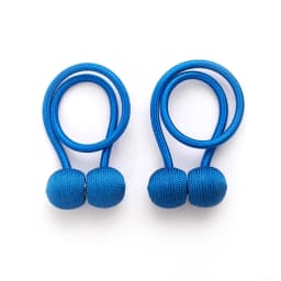 2PCS Curtain Tiebacks, a Pair Set, Including Tie Ropes, Curtain Buckles, Ring Buckles, Ropes, New Style with Magnetic Attraction