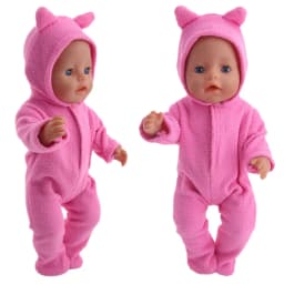 Elephant One-piece Suit Animal Shaped Plush Clothes For 18 inch American & 43 Cm Baby Dolls Clothes,Our Generation Toys