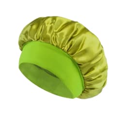 Satin Bonnets Night Sleeping Cap Large Elastic Wide Soft Band Colorful Silk Hat for Curly Hair Care Beauty Makeup for Women
