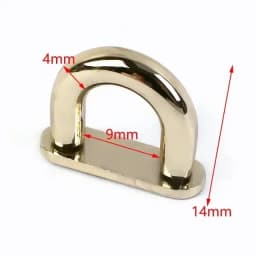 5/10Pcs Deepeel Metal Arch Bridge Bag Side Clip Buckle D Ring Screw Hook Handbag Strap Handle Connect Clasp Bags Accessories