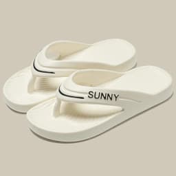 Summer Beach Flip Flops for Women 2026 Non Slip Clip Toe Flat Heels Sandals Woman Soft Sole Pink Eva Slippers Woman Plus Size 45