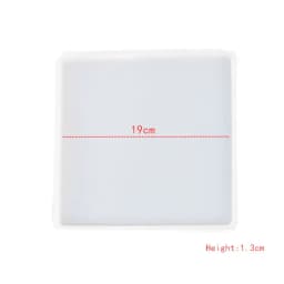 Silicone Mold For Resin Large Rectangle Tea Plate Coaster DIY Epoxy UV Resin Molds For Home Decoration Craft Making Art Supplies