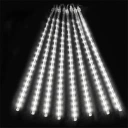 LED Meteor Shower Lamp Waterproof Snow Falling Raindrop Icicle Fairy Lights 50cm 8 Tubes Wedding Christmas Garland String Lights