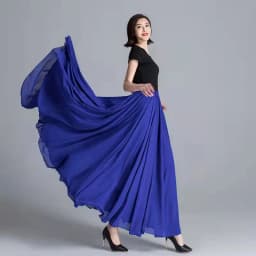 720 Deee Oversized Skirt Ultra Wide Hem awl f-length Skirts for Square Dance And Ethnic Dance High Waist Slimming
