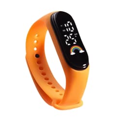 Children Multicolor Watch Led Digital Wrist Watches For Boy Girl Outdoor Sport Watch Display Week Life Waterproof Watches
