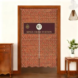 Harryy Potters 9 3/4 Train Platform Brick Wall Photography Backdrop Magic School Door Hanging Banner Half-Curtain Baby Portrait