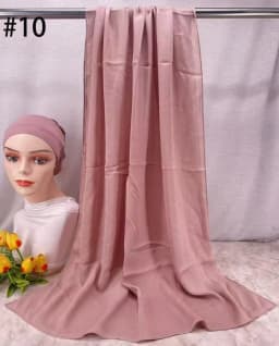 Mini Modal Hijab with Undercap Set Basic Stretchy Pullover Headscarf Thin Breathable Sunscreen Head Wrap Hijabs Scarf 165*50cm