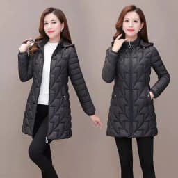 Mid-long Parka Light Jacket Mother's Autumn Down Cotton Coat Women's Padded Coat Padded Coat Winter Parkas Jacket 6XL 2026