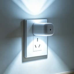 Dusk to Dawn EU US Plug LED Night Light Auto On Off Light Sensor Plug in Night Lamp for Bedroom Bathroom Hallway Kitchen Stairs