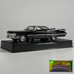 1:32 Cadillac Eldorado Biarritz Classic Retro Car Alloy Metal Diecast Model Car With Sound And Light Pull Back Collection Hobby
