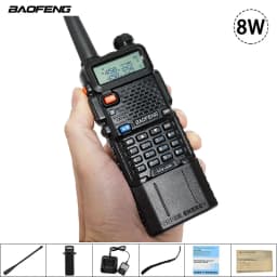 BAOFENG Walkie Talkie UV-5R Upgraded Version Enlarge Battery Real 3800mAh Support Type-C Charging UV5R Two Way Radios Original