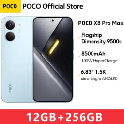 【World Premiere】Global Version POCO X8 Pro Max 8500mAh Smartphone Dimensity 9500s 6.83'' 1.5K 120Hz Ultra-Bright AMOLED Display