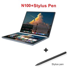 Topton 2 Screen Laptop Intel i3 1215U N100 Dual 10.95inch IPS Touch Screen Windows 11 Office Computer Tablet PC Notebook WiFi6