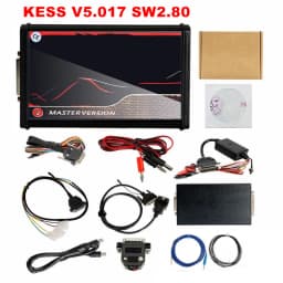 Online KESS V2.80 EU V2 V5.017 V2.53 KTAG 4LED V7.020 V2.25 Red PCB Online No Token OBD2 ECU Programmer Professional Tool