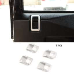 For Land Rover Defender 90 110 2004-18 Aluminum Alloy Car Door Inner Door Bowl Door Handle Decoration Replacement Accessories