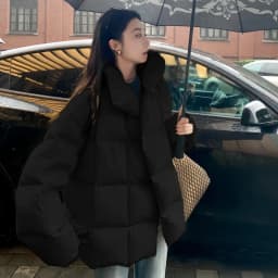 New Candy Color Down Cotton Padded Jacket Women Coat Korean Chic Puffer Jacket Thick Warm Outerwear Women's Clothes Short Parkas