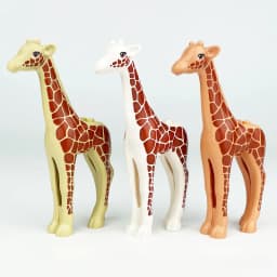MOC City Animals Building Block Model Farm Ranch Scene Accessories Goat Wolf Pig Owl Flamingo Parrot Bird Zoo Kids Brick Toy T04