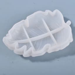 Silicone Leaf Shaped Plate Mold Jewelry Tray Epoxy Mold Casting Resin Molds N58F