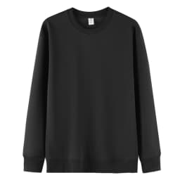 Cotton Long Sleeve Thin Fleece Sweatshirts Solid Casual Simple Drop Shoulder Hoodies Warm Crewneck American Couple Sweatshirt