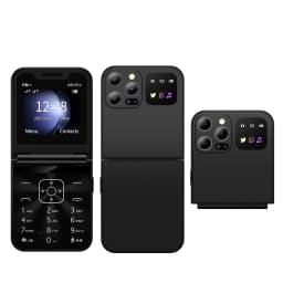 SERVO A50 PRO Foldable Mobile Phone Dual SIM Standby Call Recording Speed Dial Blacklist FM Radio 2G GSM Button Flip Cellphones