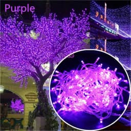 String Light 100LED 10M Christmas/Wedding/Party Decoration Lights Garland AC 110V 220V Outdoor Waterproof LED Lamp 9 Colors LED
