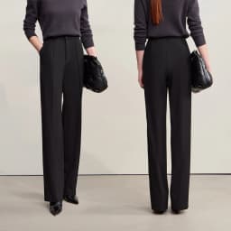 AMII Women Pants 2025 Winter Minimalist Solid Color Commuter Office Ladies Pants Versatile Casual Woven Woman Trousers 12524070