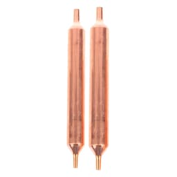 【LM】1pcs Refrigerator Filter Dryer 19mmx130mm For Refrigeration Copper Filter Drier Single Tube Filter Refrigerator Accessories