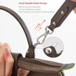 Wide Bag Strap For Longchamp S, Crossbody Shoulder Strap Mocha Artichoke Belt, Cowhide Bag Replacement Accessories