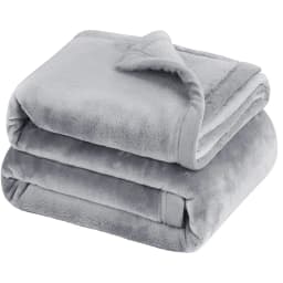 Super Soft Fleece Throw Blanket Lightweight Cozy Plush Warm All-Season Sofa Couch Blanket