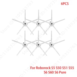 For Roborock S5 S50 S51 S55 S6 S60 S6 Pure Vacuum Cleaner Accessories HEPA Filter Mop Cloth Side Main Brush Spare Parts