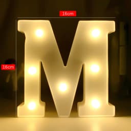 Creative Luminous Digital Number Letter Light AAA Battery Powered Lamp Night Light for Christmas Wedding Birthday Party Decor