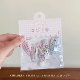 10Pcs/Set White Pink Star Flower Hair Clips For Girls Cute Sweet Kids Hairpins Barrettes Fashion Princess Headwear Children Hair