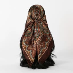 Plain Silk 90 Square Scarf Satin Headband For Muslim Woman Printed Hijabs Wraps Fashion Headscarf Casual Turban Female Bandbana