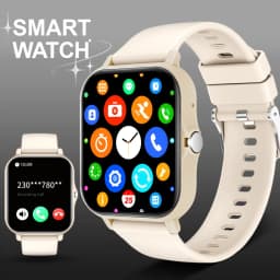 [Smart Watch, Wireless] Wireless Men'S And Women'S Smart Watch, 1.83-Inch Full Screen Touch, Dialing/Answering Calls, Pedometer