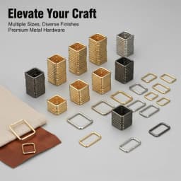 10-50pcs Rectangle Metal Buckles 13-38mm O Ring Webbing Belt Leather Rings Clasp Handbag Strap Clip Adjuster Hook Accessories