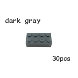 30pcs Bulk Blocks Building Bricks Thick 2X4 Educational Assemblage Construction Toy for Children Size Compatible With Brand 3001