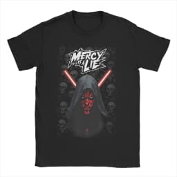 Darth Maul Jedi Master Lightsaber Logo T Shirt for Men Cotton Vintage T-Shirts Round Neck Tees Short Sleeve Clothes Gift Idea