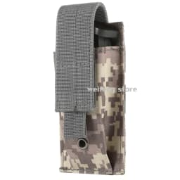 Tactical Molle Single Magazine Pouch 9mm Mag Holster Universal Pistol Mag Holster for G17 G19 M9 P226 Hunting Gear