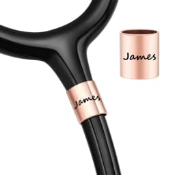 Vnox Free Customized Stethoscope Name Tag Charm for Nurse Doctor Vet,Personalized Stainless Steel Stethoscope ID Lable Accessory