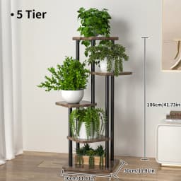 Plant Stand Stand For Flowers 4/5/6 Tier Wooden Flower Shelf Indoor&Outdoor Display Stand Multiple Rack Organizer Shelves